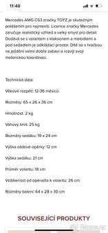 Odrážedlo Mercedes - 13