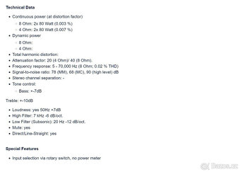 TECHNICS SU-V7 Stereo DC Amplifier/Vintage/Class A - 13