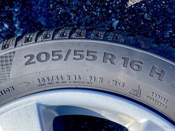 Zimní alu kola CMS rozteč 5x112 s pneu 205/55/16 - 13