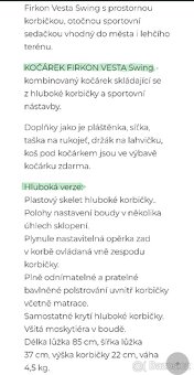 Kočárek Firkon Vesta Swing - 13