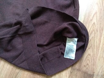 Nový pánský svetr C&A - vínově červený, L - 13