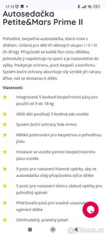 2x Autosedačka Petit & Mars Side Armor béžová / černá - 13