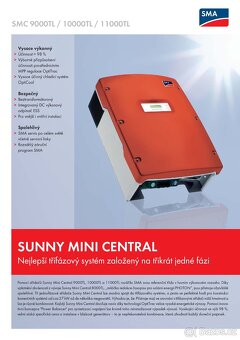 Solární střídač SMA Sunny Mini Central 11000TL - 13