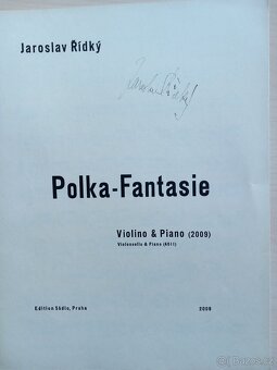 JAROSLAV ŘÍDKÝ – kolekce not - 13