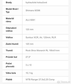 Celoodpružené dámské kolo CTM Reeva 2017 - 13