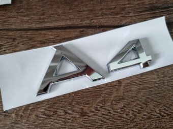AUDI chromove znaky loga AUDI kruhy - 13