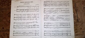 Staré noty pro klavír - Národní písně - 13