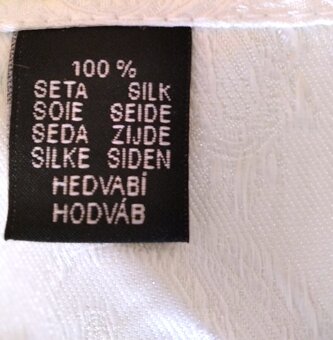 Svatební hedvábná vesta +kravata +kapesníček - 13