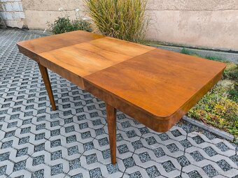 Art Deco jídelní rozkládací stůl Jindřich Halabala - 13