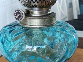 SECESNÍ STAROŽITNÁ PETROLEJKA GAUDARD,FRANCE1900–ART NOUVEAU - 13