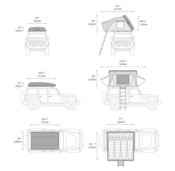 Autostan SKYCAMP DELUXE pro 4 osoby - 13