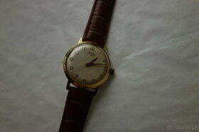 Staré,funkční,  pozlacené hodinky Prim-17 jewels - 13
