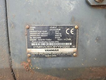 Pásový bagr Yanmar VIO 80-U - 13
