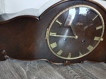 Junghans hodiny starožitný krbové stolní - 13