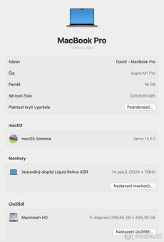 MacBook Pro 14” M1/16Gb/512Gb Space Gray - 13