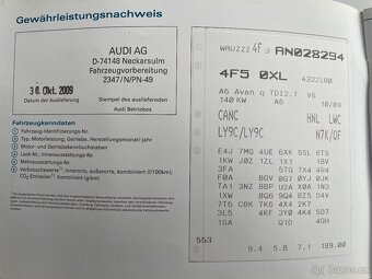 Audi A6 2,7 TDi QUATTRO Avant Automat 140 kW - 13