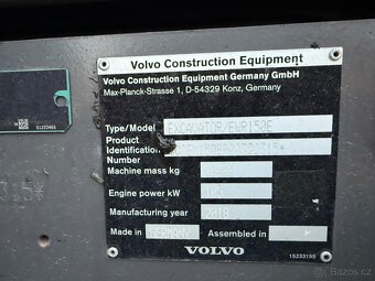 Kolový otočný bagr VOLVO EWR 150 E - 13