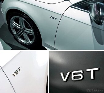 Napis logo AUDI V6T V8T oznaceni na blatnik - 13
