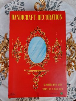 Neobvyklá vintage dekorativní sada. - 13