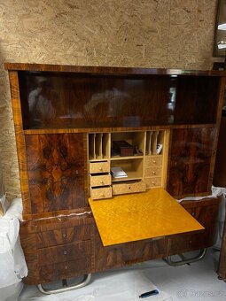Starožitný art deco sekretář - 13