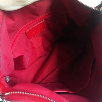 Sytě červená kabelka Coach - 13