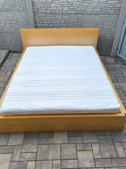 Prodám manželskou postel + Matrací 160cm x 200cm - 13