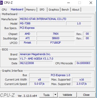 AMD X4 9550 4x2,2 Ghz, 8 GB ram, MSI MS-7388 V1, K9A2 - 13
