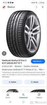 Kola alu ATS 5x112, letní pneu Hankook - SLEVA - 13