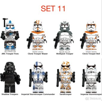 Rôzne figúrky Star Wars 2 (8ks) typ lego - nové - 13