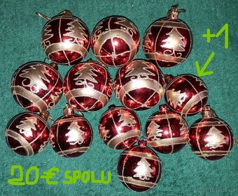 Staré vianočné gule a ozdoby - 13