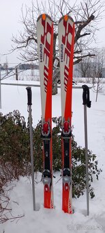 Lyže + hůlky + boty + přilba - 13