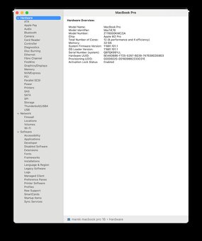 MacBook Pro 16" 2023, M2 Pro, 32GB/1TB - 13