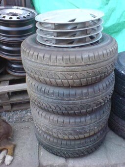 Disky Fiat, zimní Dunlop SP Winter Response, M+S, 195/65/15, - 13