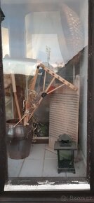 hmoždíře, váhy, svícny, porcelán, stará keramika - mix věcí - 13