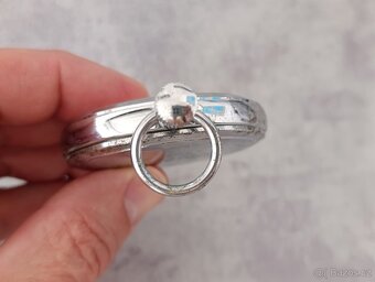 Zajímavé staré německé kapesní stopky Junghans 1/10s. - 13