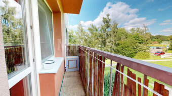 Milovice, prodej bytu 2 + 1, 56 m2 s dvěma balkóny 7 m2  a s - 13