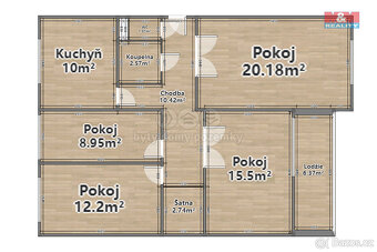 Prodej bytu 3+1, OV, 83 m², Spálené Poříčí, ul. Zámecká - 13