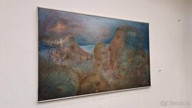 Velký obraz - Milan Klimeš 1972 - olej plátno 6789 - 13