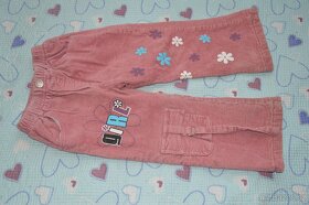 98 104 oteplené kalhoty džíny čepice rukavice - 13