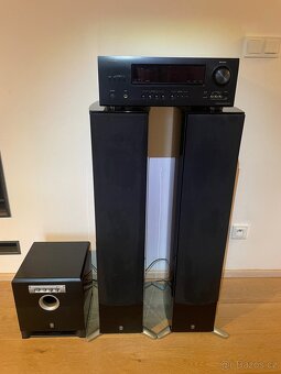 Denon receiver AVR-1612, repro. YAMAHA + subwofer - 13