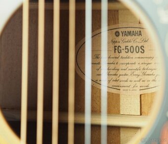 WESTERNOVÁ KYTARA YAMAHA FG 500S  - 1980 - 13