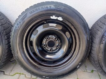 KOMPLETNÍ ZIMNÍ KOLA FABIA II BARUM POLARIS5 185/60 R14 ET38 - 13