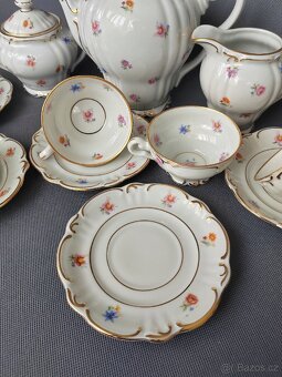 Úžasná porcelánová mokka souprava Otto Hädrich Witwe (OHW) - 13