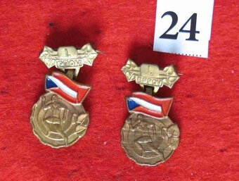 asi 90 ks odznaků - různé - ČSFR - cca 1970 - 1999 - 13