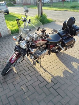 Yamaha XV Virago 125 (5AJ) r.v.:1998 červená-tmavá (TOP stav - 13
