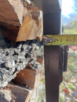 Kovová, dvoukřídlá brána s brankou - 13