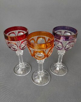 Luxusní sada křišťálových broušených sklenic od Hofbauer - 13