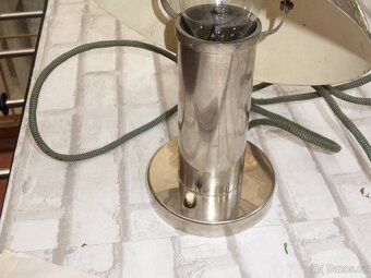 Chromovaná lampička Art Deco - 13