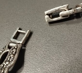 ART DECO DÁMSKÝ NÁRAMEK TEODOR FAHRNER  1930👍👍👍 - 13