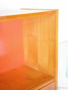 Retro Stěna Knihovna Komoda Brusel Renovace TOP - 13